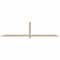 Ekena Millwork Eugene Smooth Timber Gable Bracket, Douglas Fir, 108"W x 27"H x 3 1/2"D x 3 1/2"F, 6/12 Pitch GBW108X27X0404EUG00SDF - alternate 1